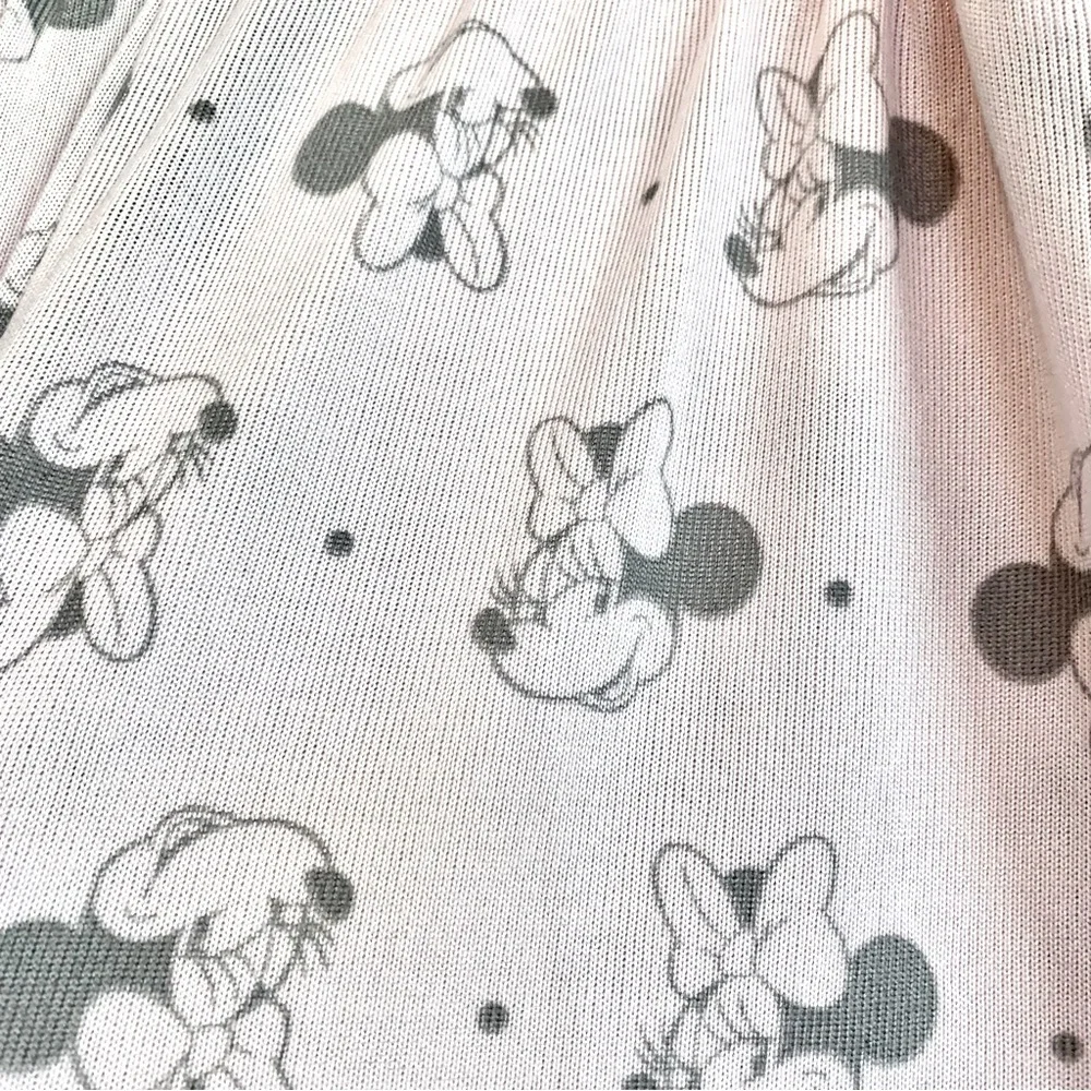 🎀 NWOT Minnie Mouse Light Pink Brushed Knit Jogger Pajama Pants Disney - Picture 8 of 14